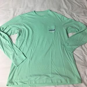 Vineyard Vines Long Sleeve Pocket Tee